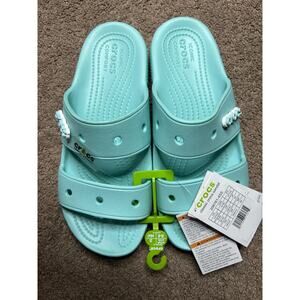 Crocs Unisex Baya Platform Slide Sandal- Pure Water Women’s Size 9 Mens 7